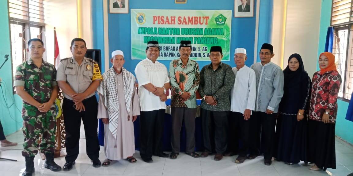 KUA Nipah Panjang Gelar Acara Pisah Sambut