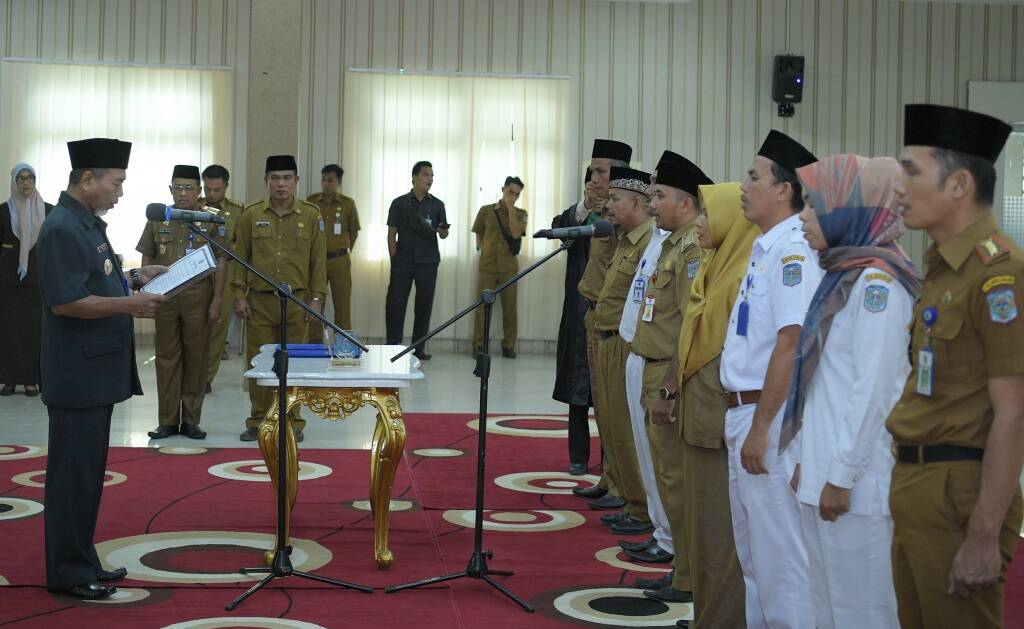 Lagi, Wabup Lantik Pejabat Administrasi