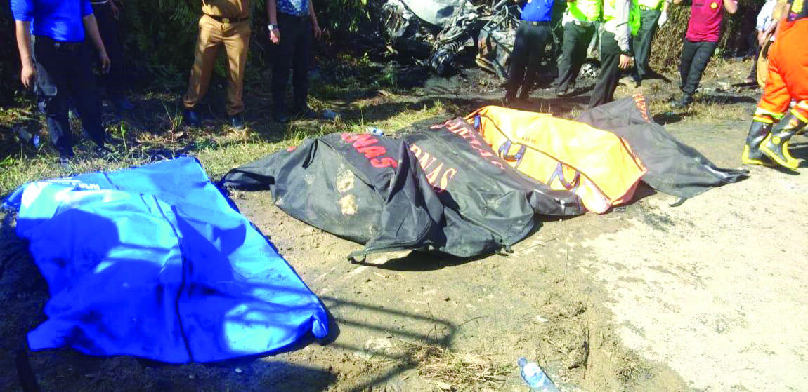 Laka lantas di Merangin 5 orang Karyawan Bank Meninggal di TKP
