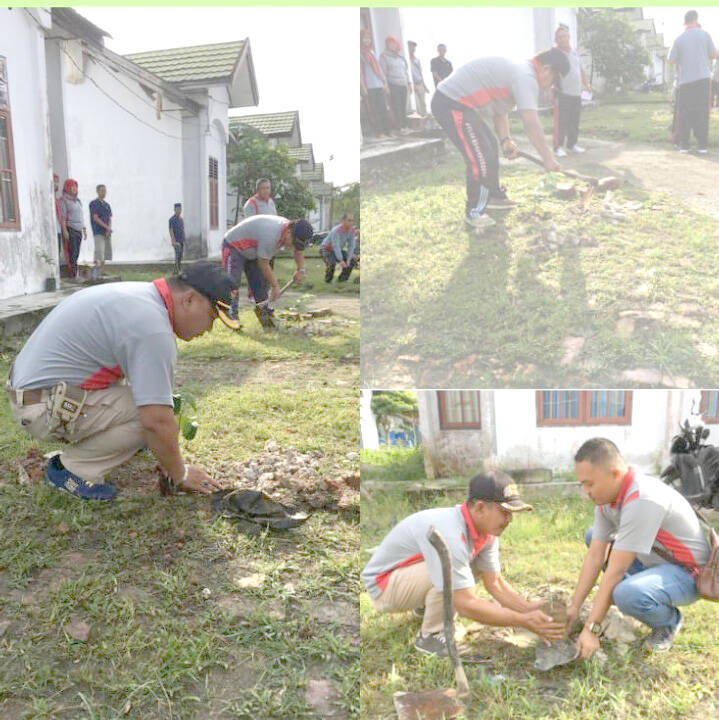 Lapas Kelas II B Tungkal, Lakukan Penghijuan Di Area Lapas
