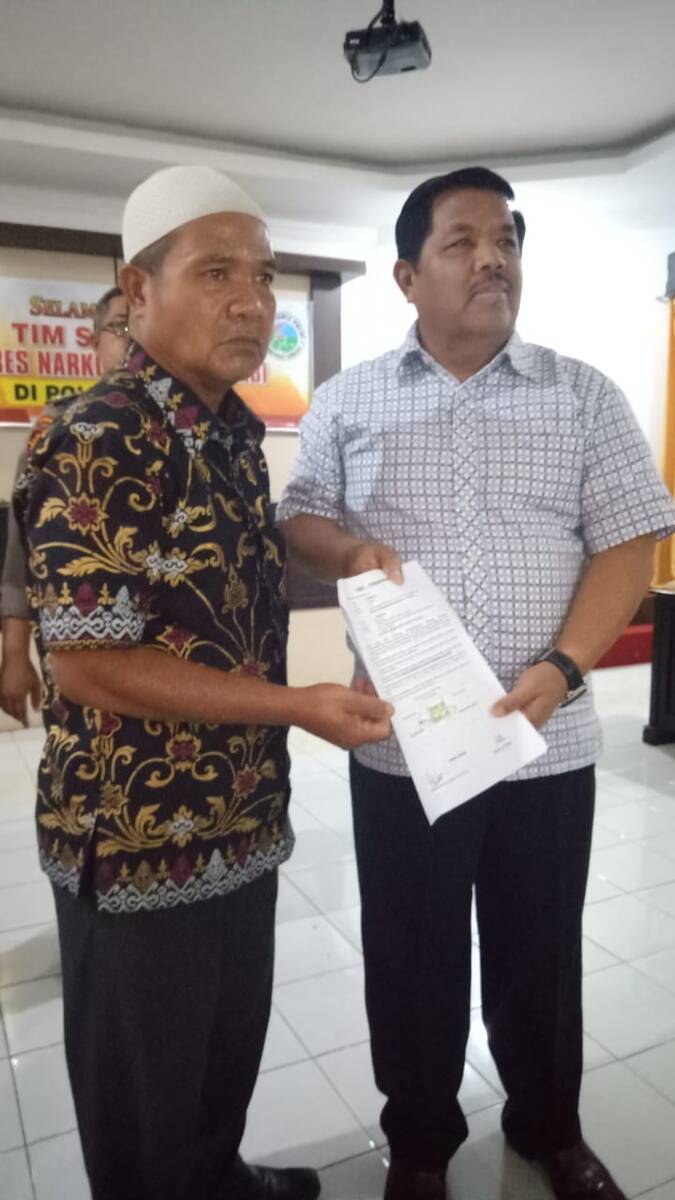 Laporan Polisi Dicabut, Gusnaidi dan Wawako Zulhelmi, Berdamai