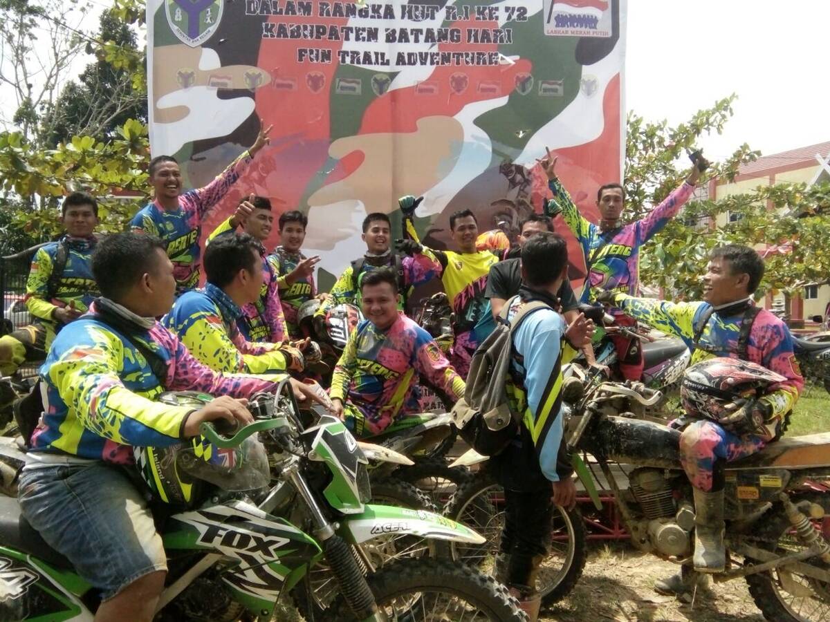 LMP Batanghari Turunkan Ratusan Peserta Trail Adventure