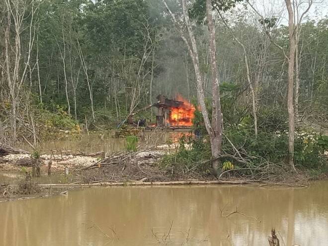 Lokasi PETI Digerebek Polisi