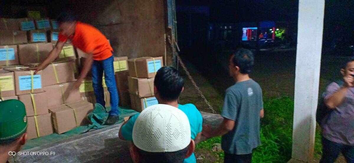 Malam Ini, Surat Suara Pemilu 2019 Tiba di Tanjabtim