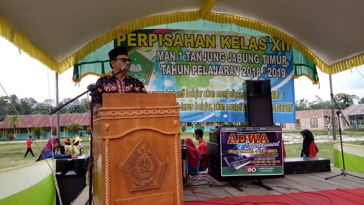 MAN I Tanjabtim Gelar Perpisahan Siswa dan Isra’ Mi’raj