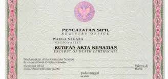 Masih Minimnya Pembuat Akte Kematian
