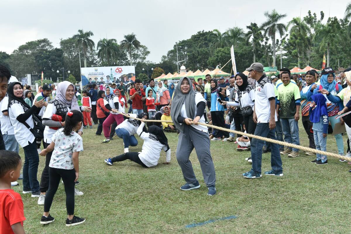 Masyarakat dan Pemprov Berbaur Meriahkan HUT Jambi ke 62