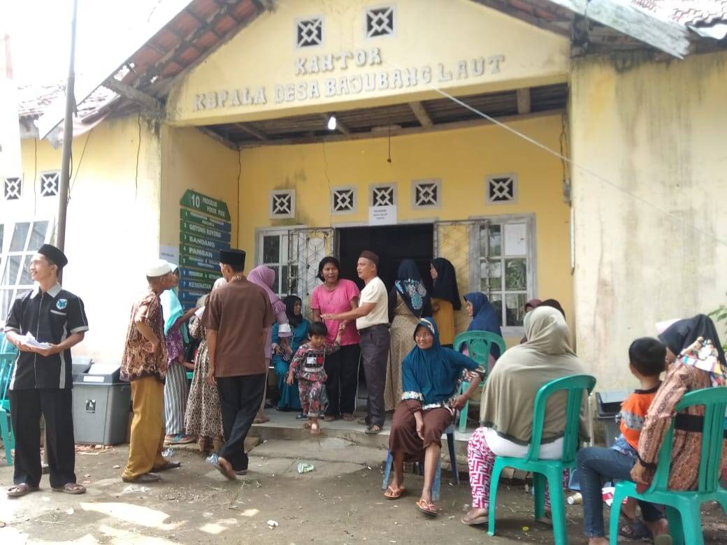 Masyarakat Desa Bajubang Laut Sesalkan Perangkat E-Voting Pil BPD Rusak