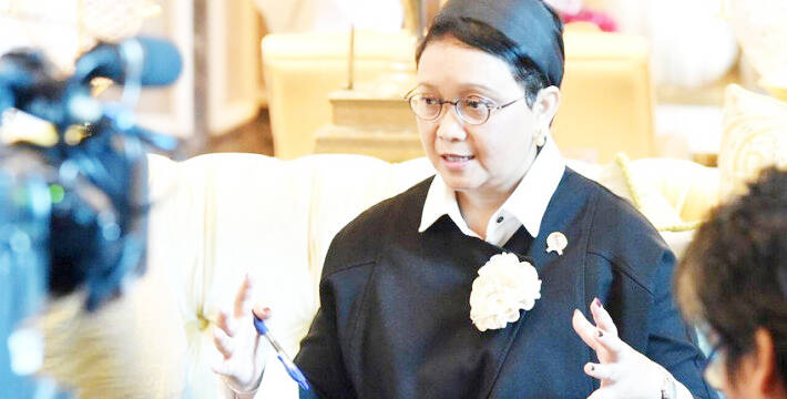 Menlu Ri-Png Bertemu Bilateral Bahas Soal Perbatasan