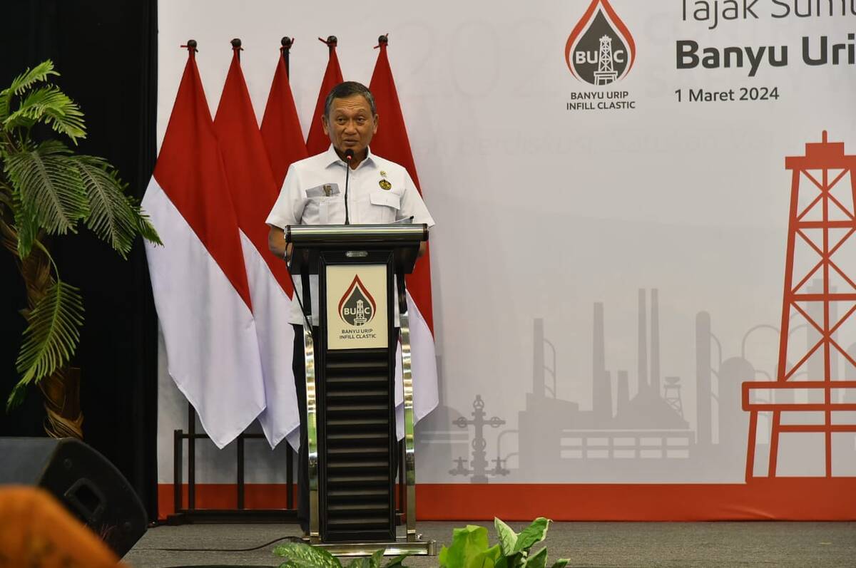 Menteri ESDM Resmikan Tajak Sumur Infill dan Clastic Banyu Urip