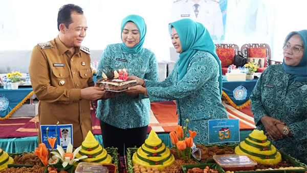 Meriahnya Peringatan Hari Kesatuan Gerak PKK di Muarojambi