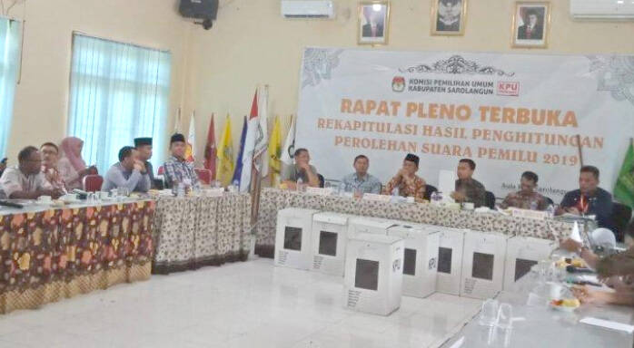 Meski Alot, Pleno Tingkat KPU Kerinci, Rampung