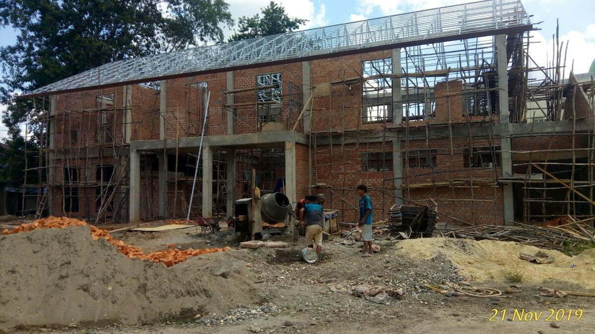 Meski Sudah Habis Masa Kontrak, Pembangunan Gedung Produksi Kopi Bubuk Masih Dikerjakan Oleh Rekanan