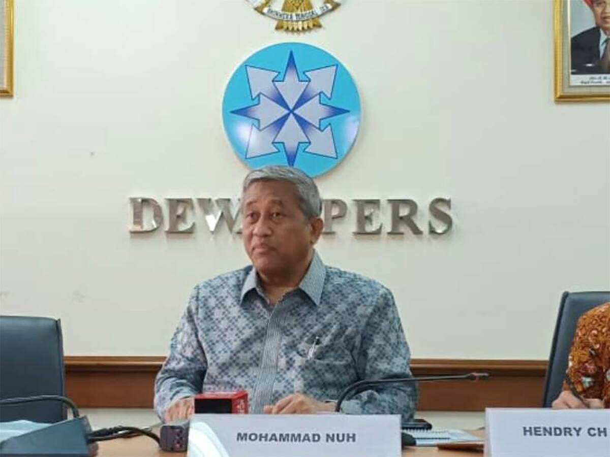 Mohammad Nuh Tegaskan Setiap Masalah Jurnalistik Diselesaikan UU Pers