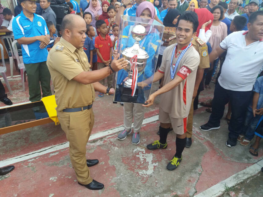 Muara Sabak Barat Juara I Bupati Cup 2017