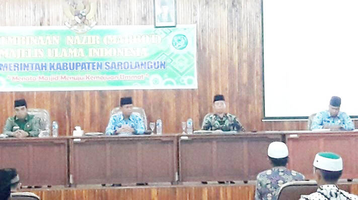 MUI Sarolangun Beri Pembinaan Nazir Marbot & Guru Ngaji