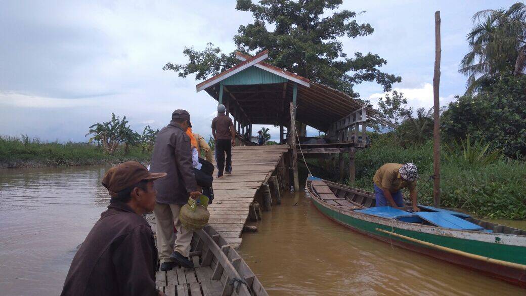 OPP Rantau Rasau Harapkan Pemkab Tanjabtim Bangun Dermaga Perahu Permanen