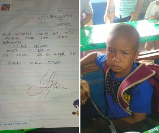 Orang Tua Telantarkan Anaknya di RSU Kerinci, Tinggalkan Secarik Surat