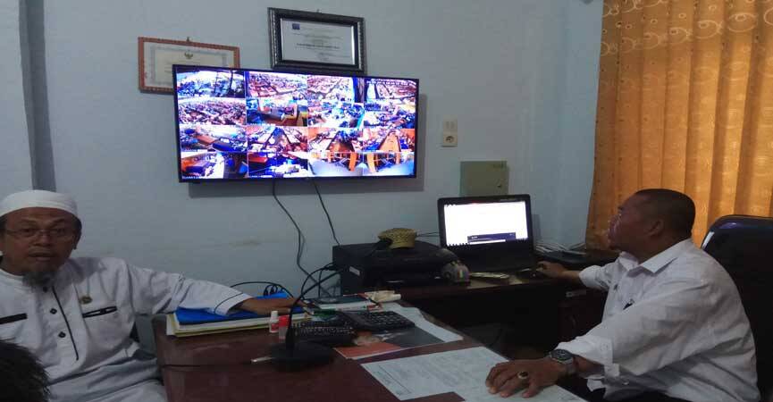 Pantau Aktifitas Pasar Tanjung Bajure, Disperindag Pasang 16 CCTV