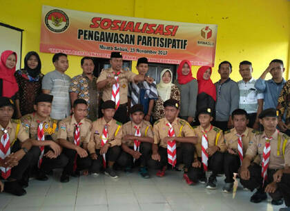 Panwaslu Tanjabtim Ajak Pramuka Menjadi Pengawas Pemilu