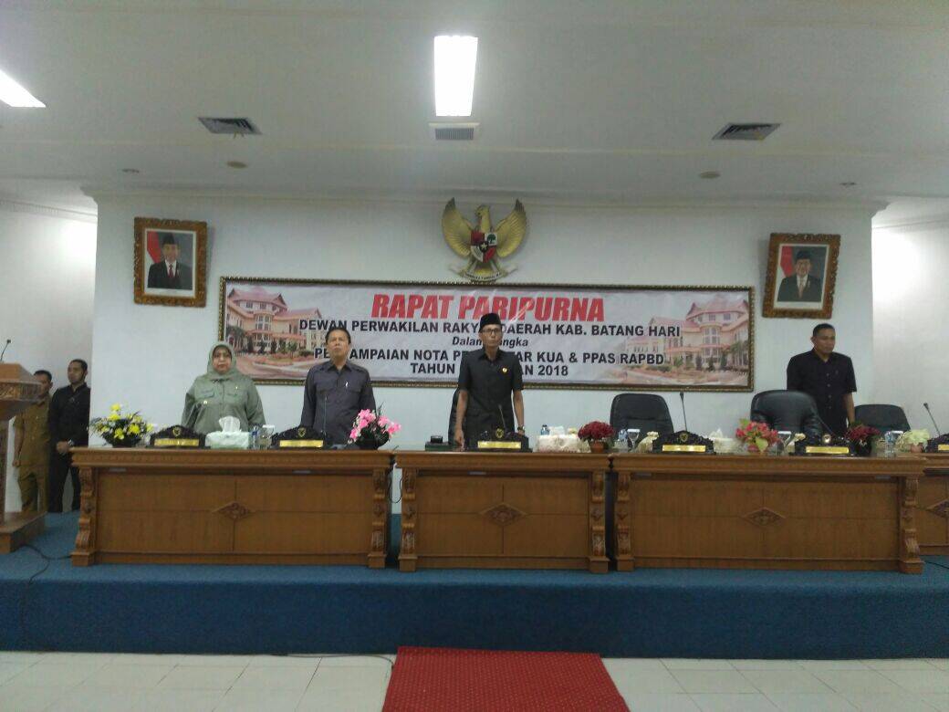 Paripurna DPRD,Bupati Sampaikan Nota Pengantar KUA Dan PPAS