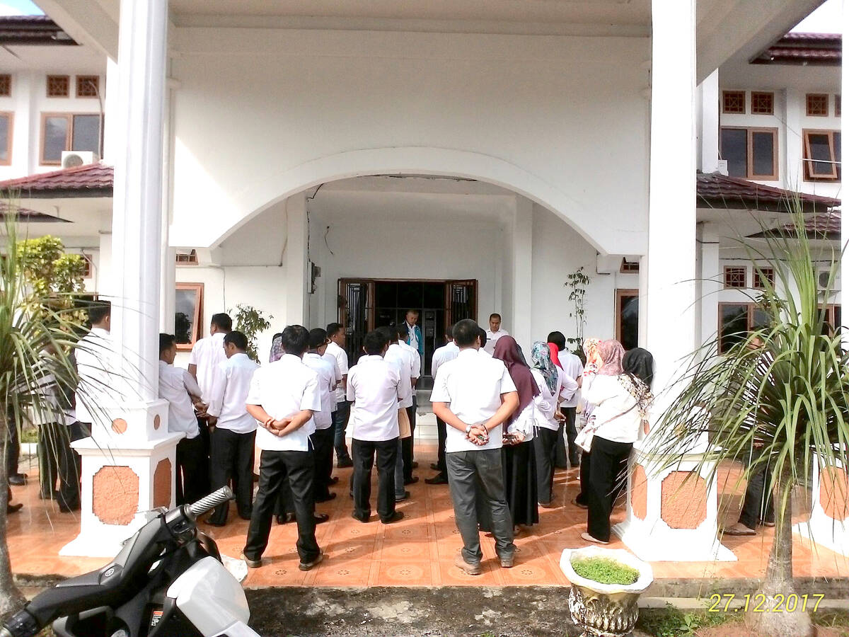 Pasca Cuti Bersama Pegawai ASN Dilingkup Pemkab Tebo Disidak