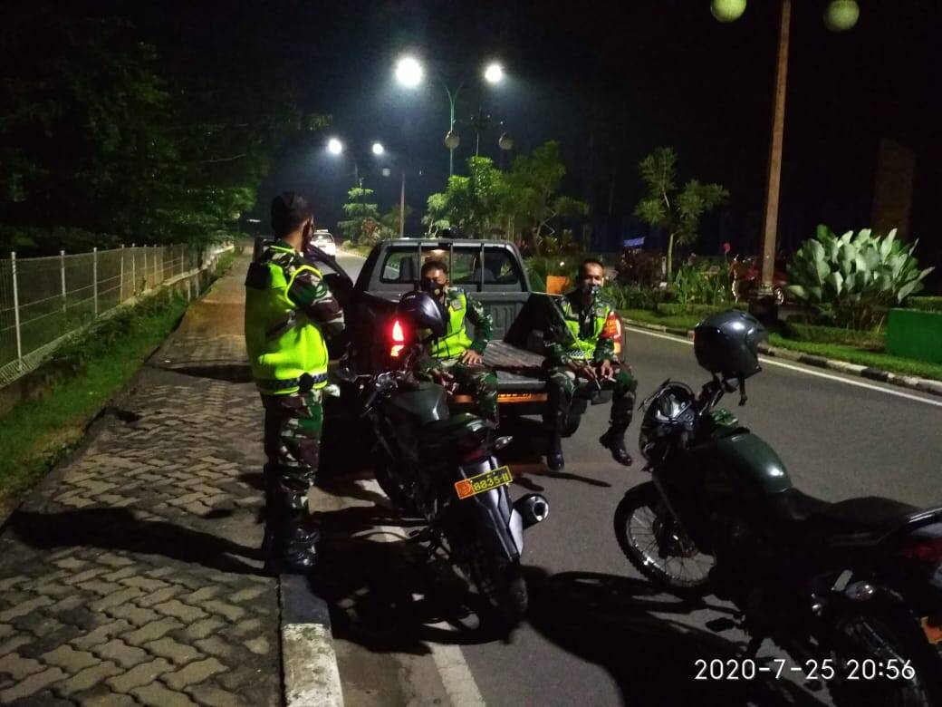 Pelaku Balap Liar Kocar-Kacir Dibubarkan Aparat Koramil Jambi Selatan