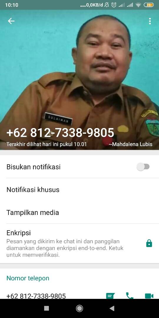 Catut Nama Kepala BPBD Tebo, Pegawai Tekor Pulsa Rp100 Ribu