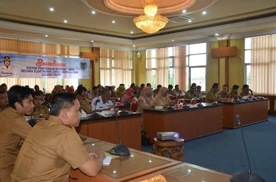 Pemkab Batanghari Sosialisasikan Penerapan Penggunaan SPSE