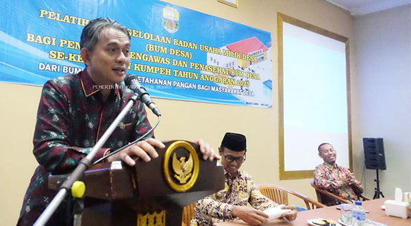 Pemkab Latih Pengelola BUMDes se-Kecamatan Kumpeh