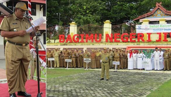 Pemkab Merangin Gelar Upacara HKN ke-53