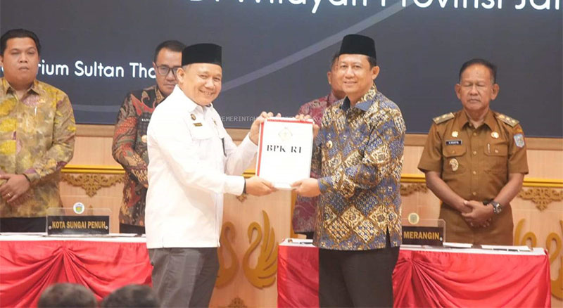 Pemkab Muaro Jambi Terima 11 Kali WTP dari BPK
