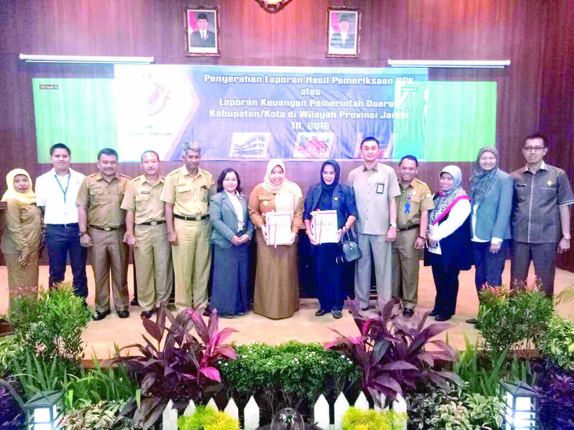 Pemkab Muarojambi Terima Opini WTP dari BPK RI