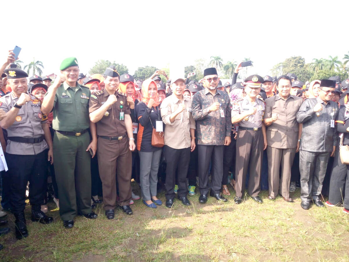Pemprov dan Bawaslu Gelar Apel Siaga Persiapan Pemilu 2019