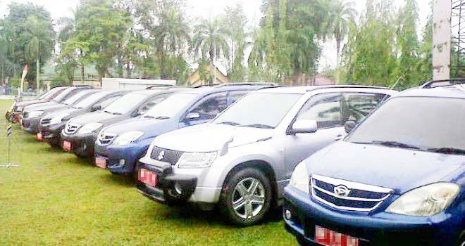 Pemprov Lelang Kendaraan Dinas Pekan Depan