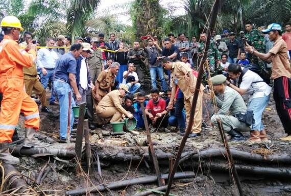 Penambangan Minyak Ilegal di Batanghari Kembali Beroperasi