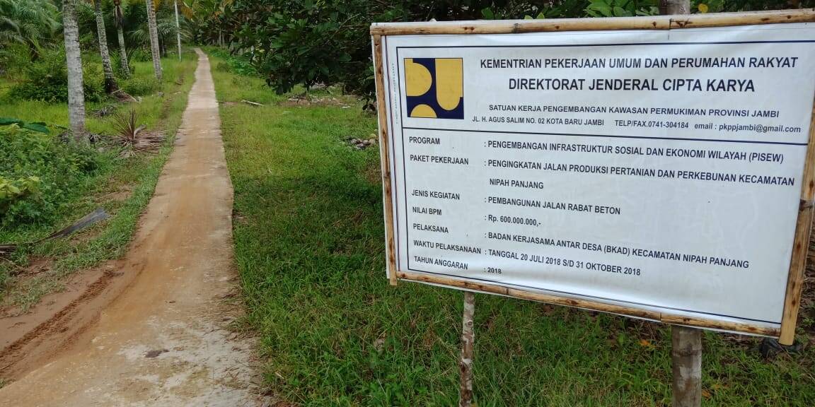 Pengawas PISEW Akui Pekerjaan Rabat Beton Kurang Bagus