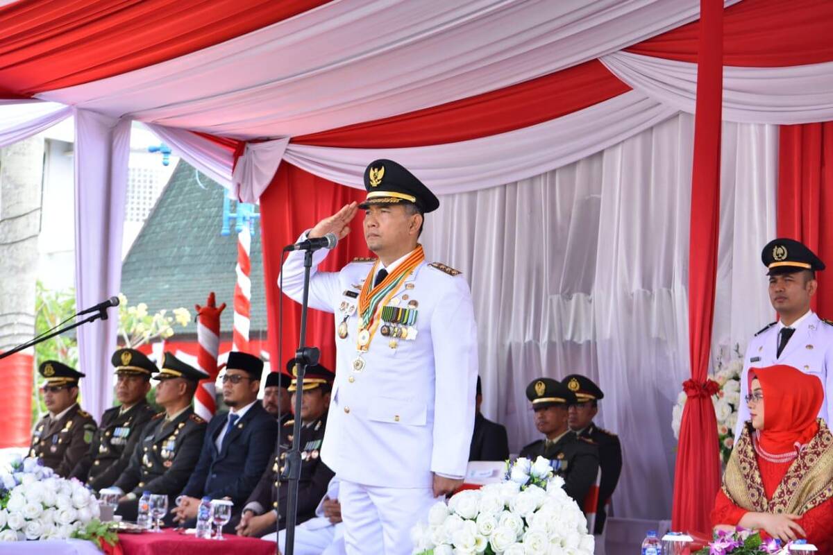 Pengibaran Bendera Merah-Putih Berjalan Lancar dan Sukses