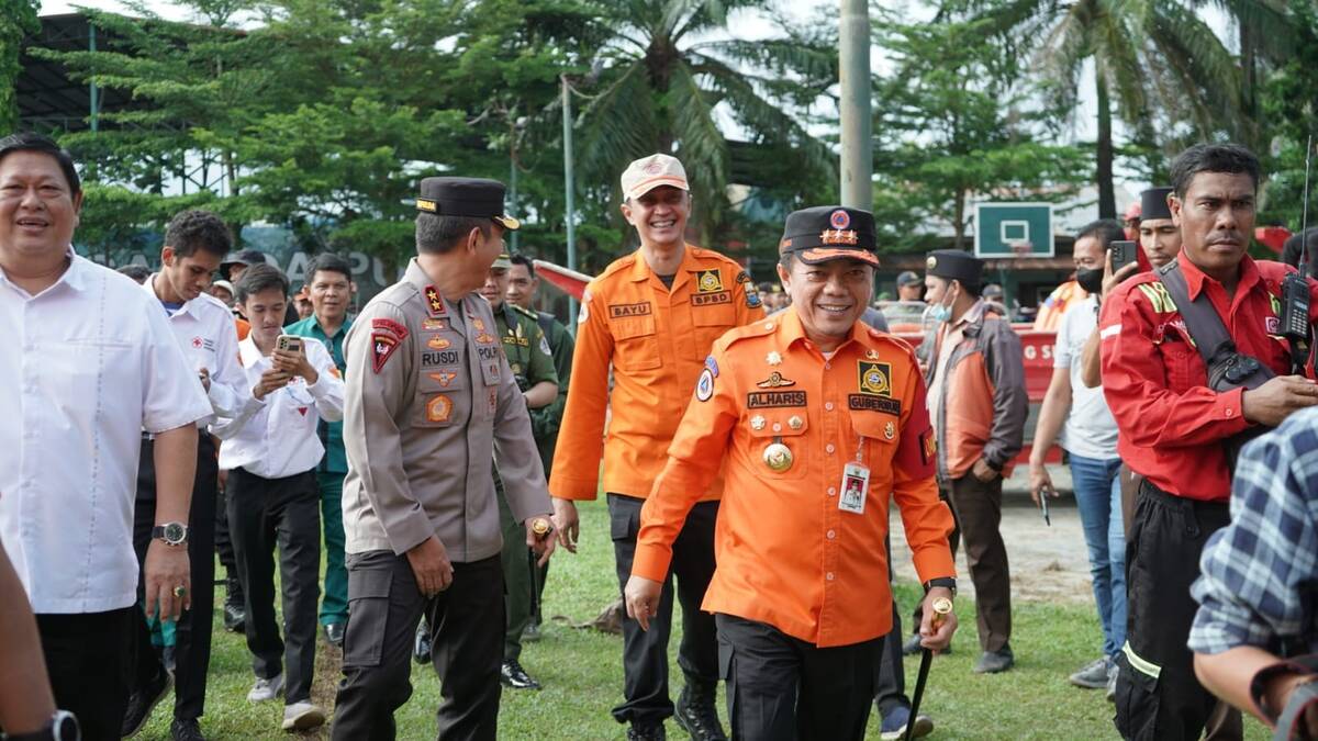 Penjabat Bupati Muaro Jambi Hadiri Apel Siaga Menghadapi Karhutla