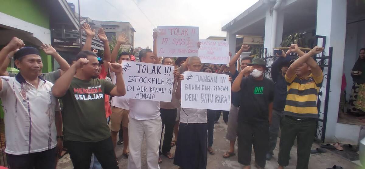 Penolakan Stockpile Batu Bara PT SAS Kian Kencang, Warga Aurkenali dan Mendalo Darat Bersatu: Bakal Temui Ibu Pj Wali Kota
