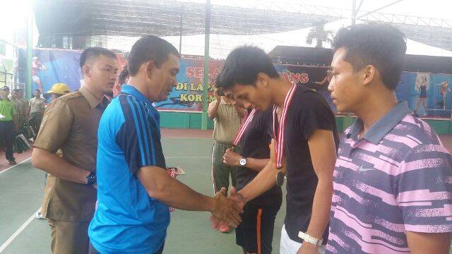 Penutupan Turnamen Tenis Lapangan Piala Danrem 042/Gapu