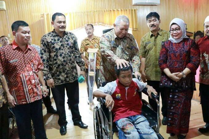 Penyandang Disabilitas Dapat Bantuan Kemensos