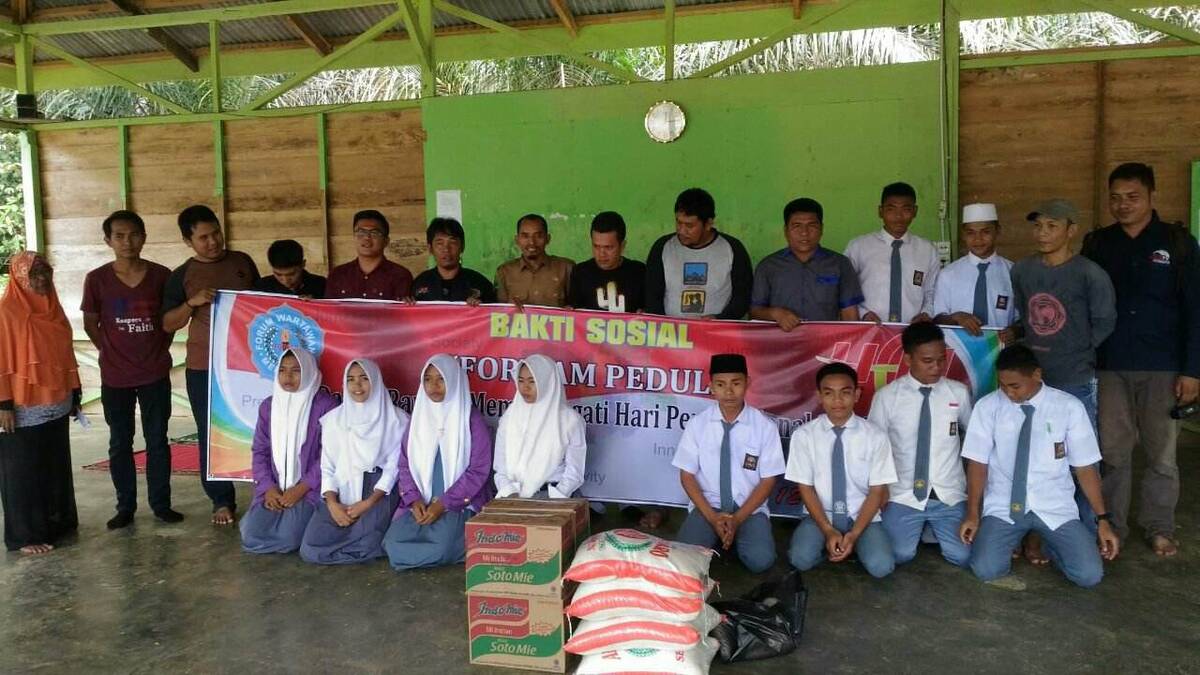 Peringati Hari Pers Nasional (HPN) Forum Wartawan Merangin Santuni Kaum Duafa