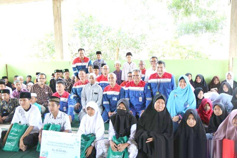 Pertamina EP Asset 1 Jambi Santuni Anak Yatim Piatu