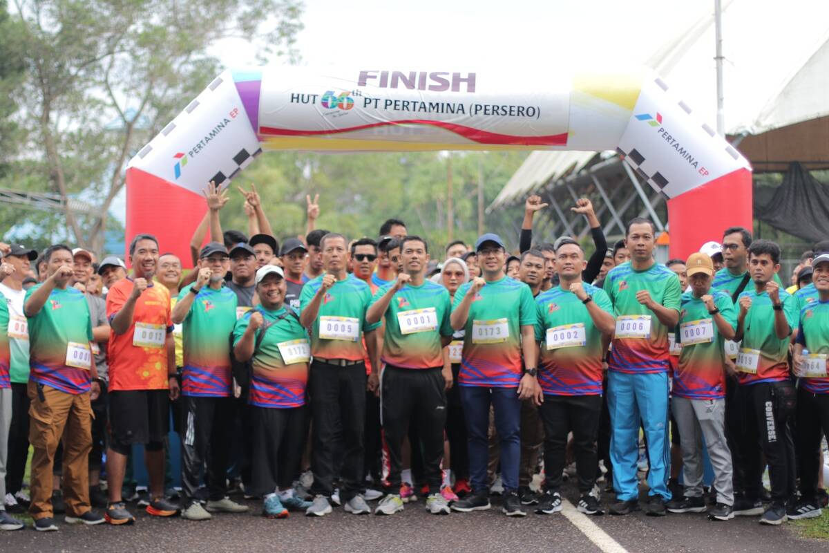 Pertamina EP Field Jambi Adakan Fun Running 7K, Hadiah Sepeda Motor juga Santuni Anak Yatim