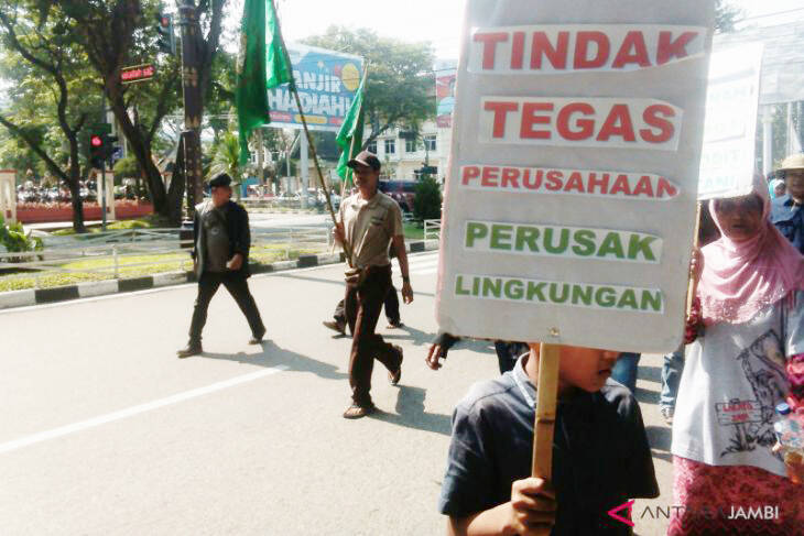 Petani Jambi Turun Aksi Peringati Hari Tani