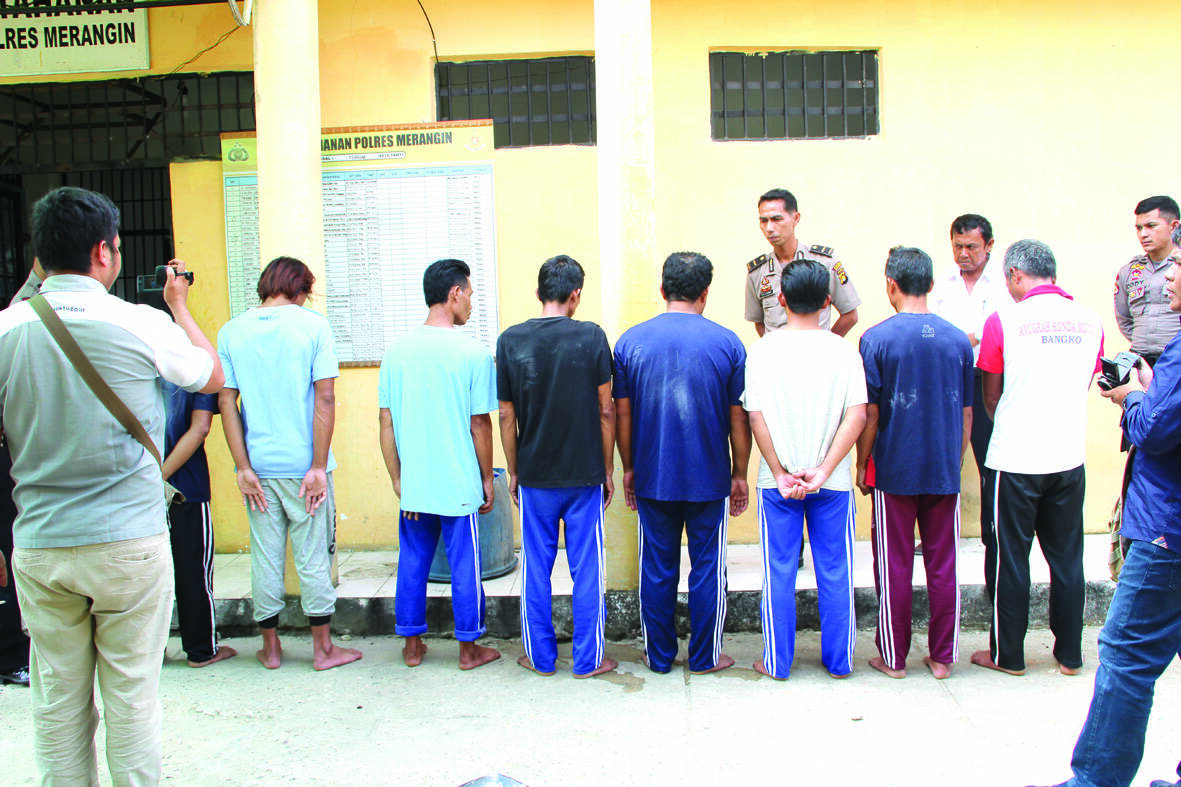 PETI Masih Marak, Sembilan Orang Diamankan