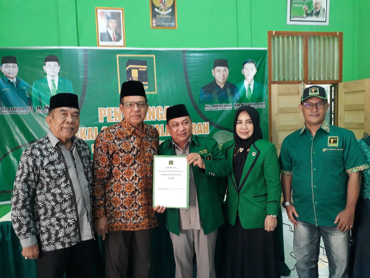 Pilgub Jambi 2020, Usman Ermulan Daftar ke PPP