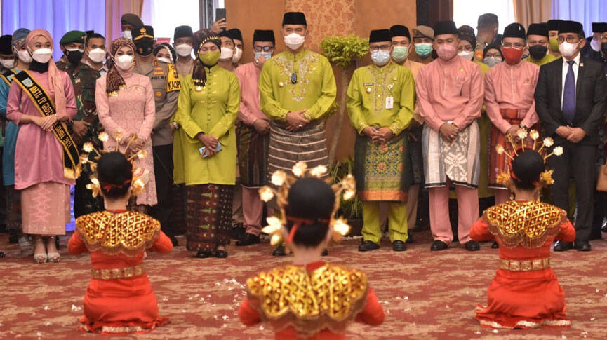 Pj Gubernur Hadiri Peringatan HUT Kota Jambi