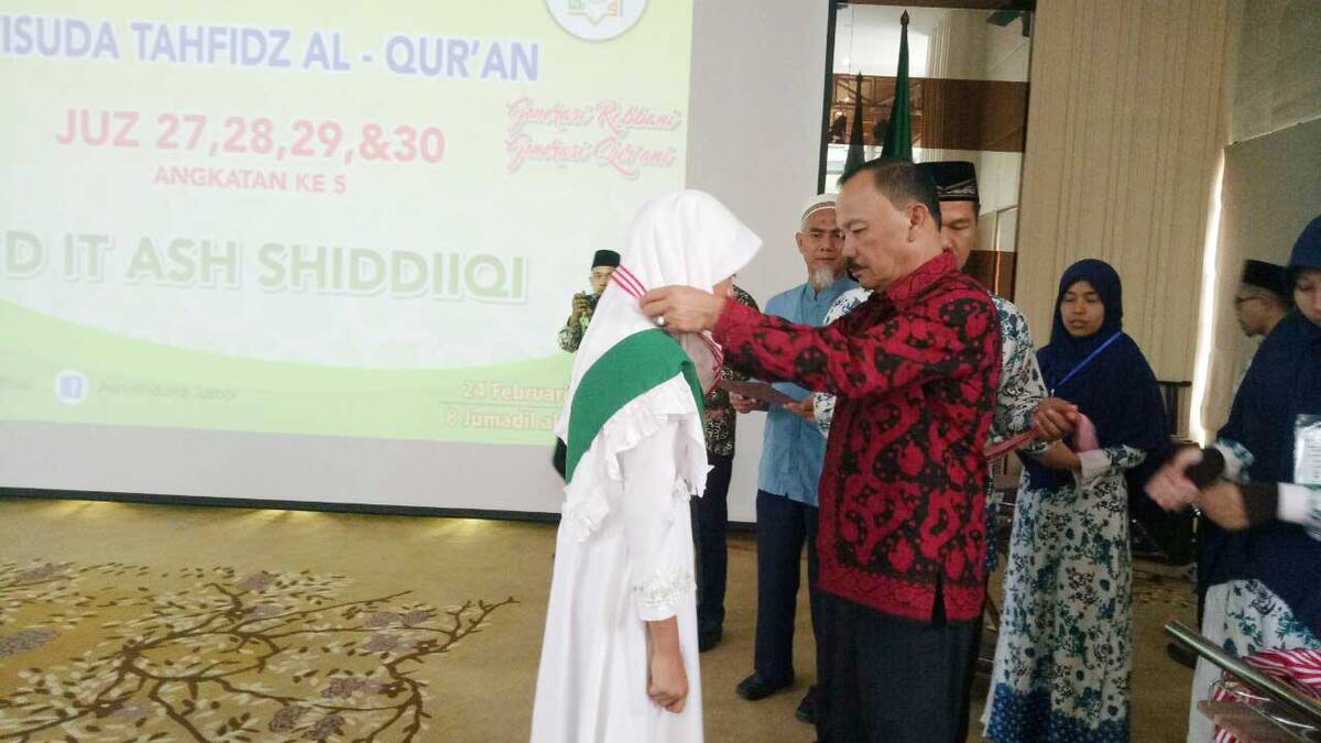 Pjs Wali Kota Jambi : Hafidz Qur&#8217;an Bibit Ulama Bagi Negeri ini